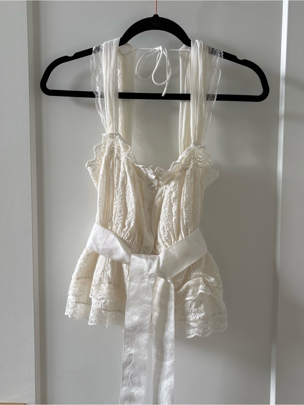 For Love & Lemons Ivory Lace Sweet Summer Top - Picture 3 of 7